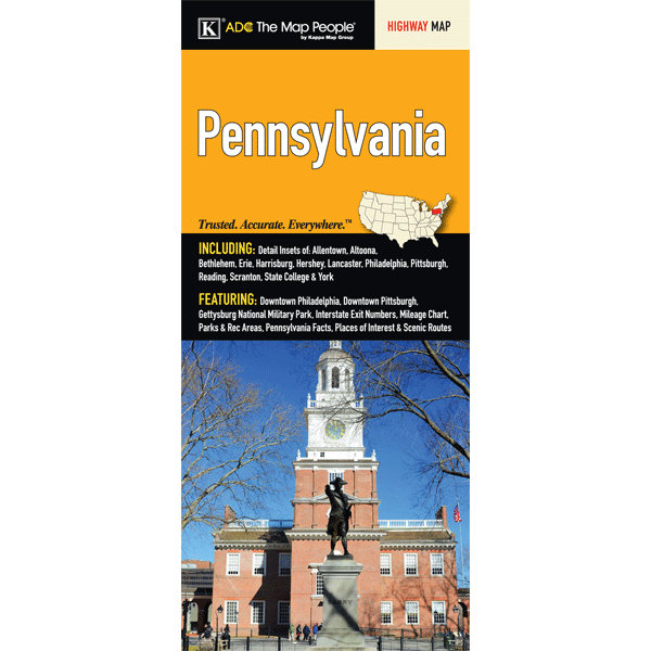 Map Of Pennsylvania With Exit Numbers Universal Map Pennsylvania Fold Map | Wayfair Map Of Pennsylvania With Exit Numbers Universal Map Pennsylvania Fold Map | Wayfair