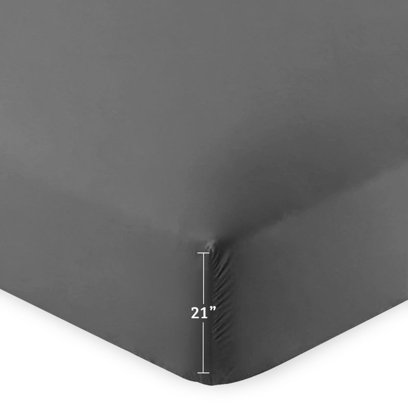 Winston Porter Millerstown Extra Deep Fitted Sheet Reviews Wayfair