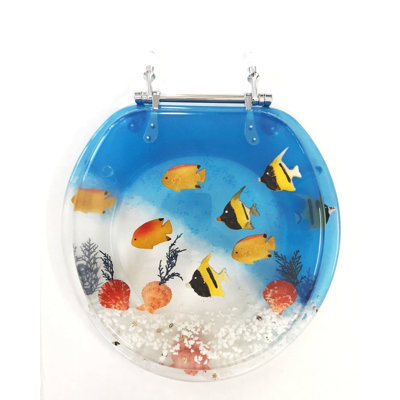 Fish Decorative Round Toilet Seat