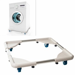 Adjustable Mobile Base Dolly Roller Washer and Refrigerator US Stock can Withstand up to 300lb,Washing Machine Stand Universal Mobile Base Movable Adjustable Base Roller for Dryer 