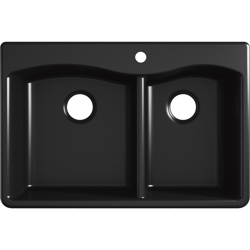 Kohler Kennon Neoroc 33 L X 22 W Dual Mount Kitchen Sink Wayfair