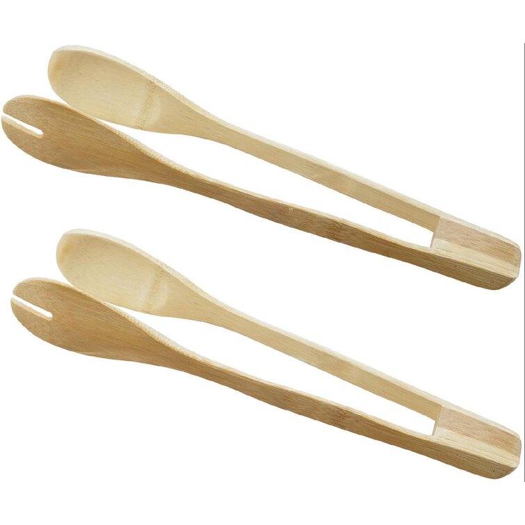 Wooden Toast Tongs Toaster Bacon Cooking BBQ Food Bread Tong Kitchen Food HA 
