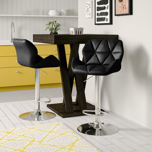 marceline swivel adjustable height bar stool