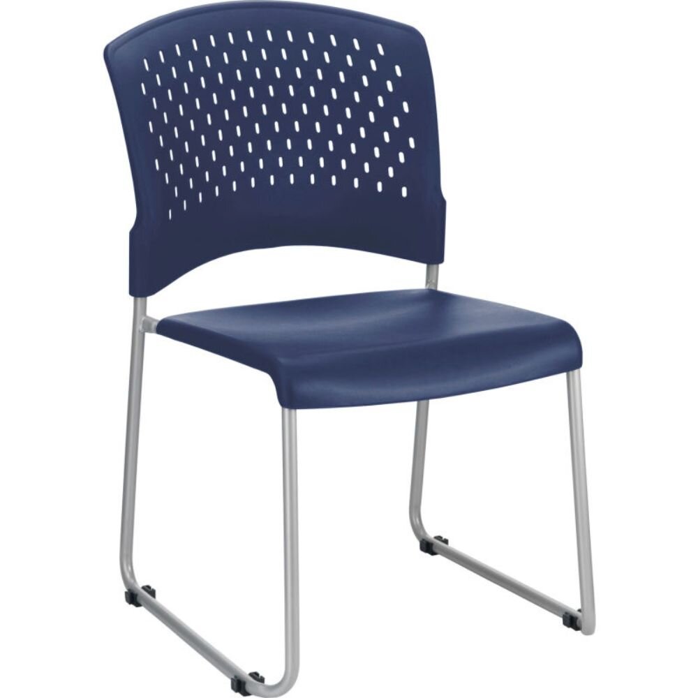 Global Industrial 21.33'' W Stackable Plastic Seat Waiting Room Chair