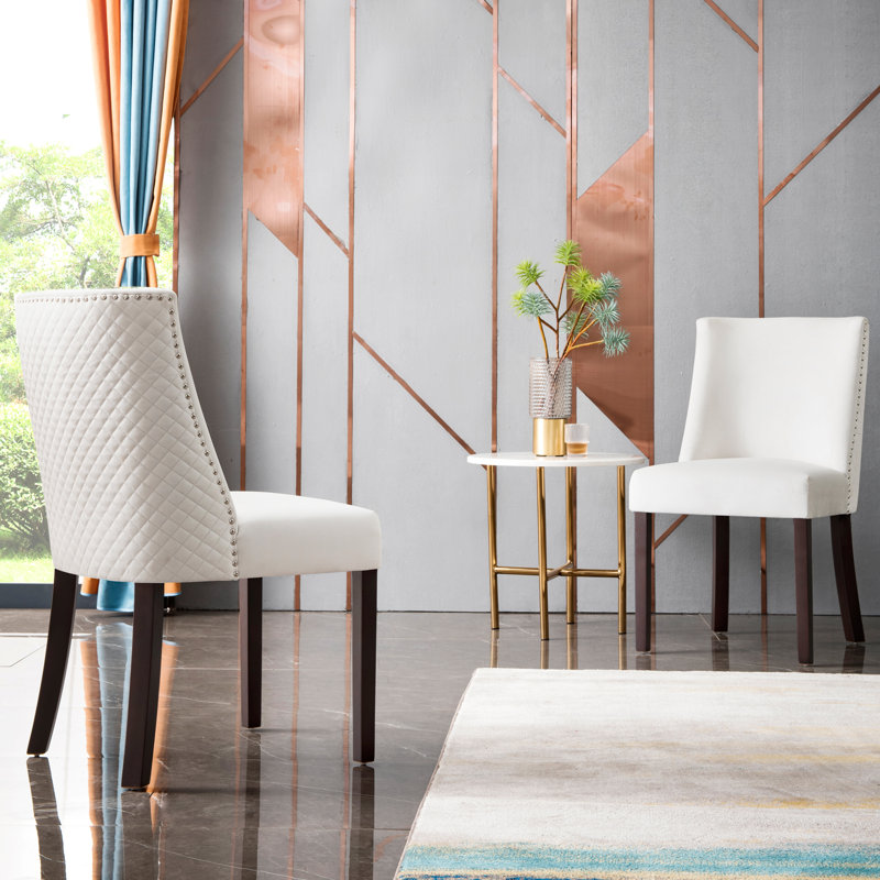 Gracie Oaks Cordele Upholstered Dining Chair Reviews Wayfair