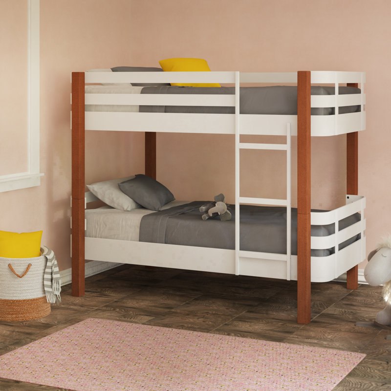 Mack Milo Wilkins Rounded Corner Twin Bunk Bed Reviews Wayfair