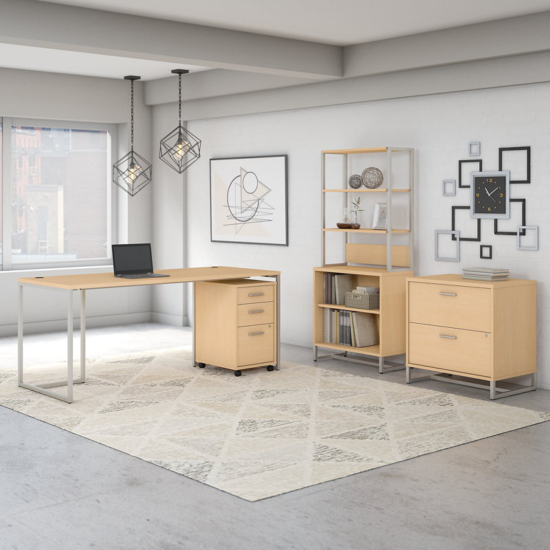 Deruyter 3 Piece Office Set With Hutch Reviews Allmodern