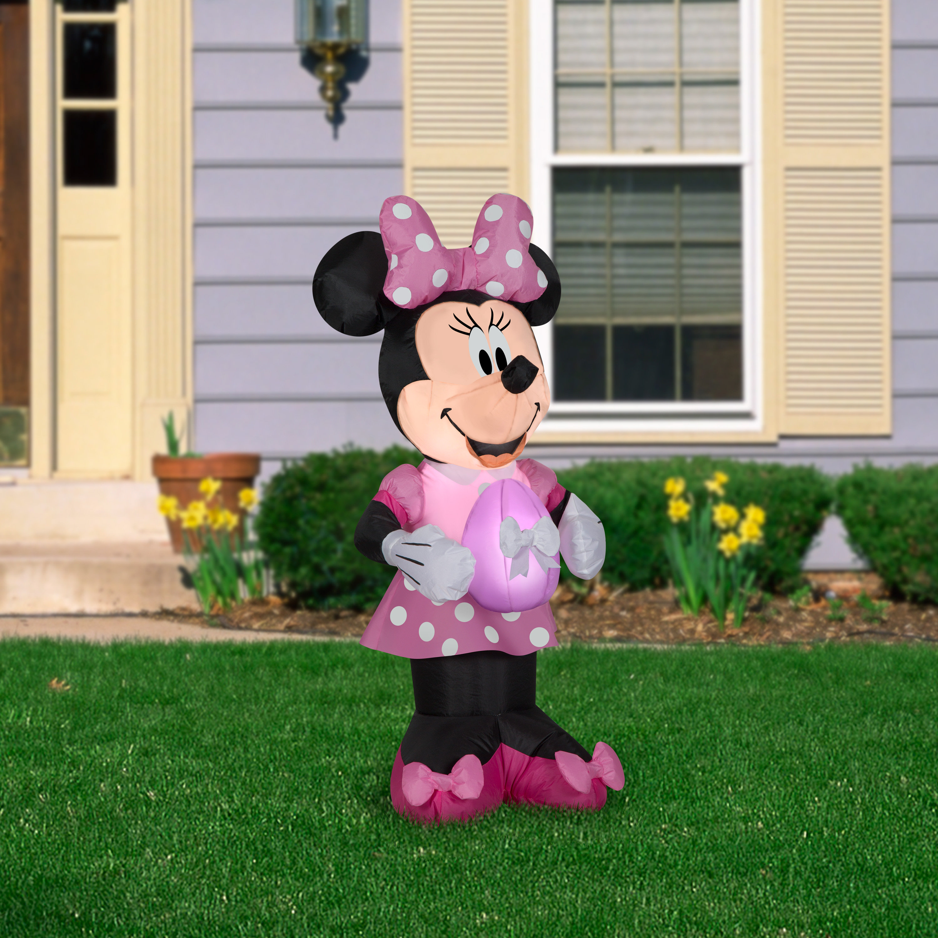 minnie mouse pink polka dot dress