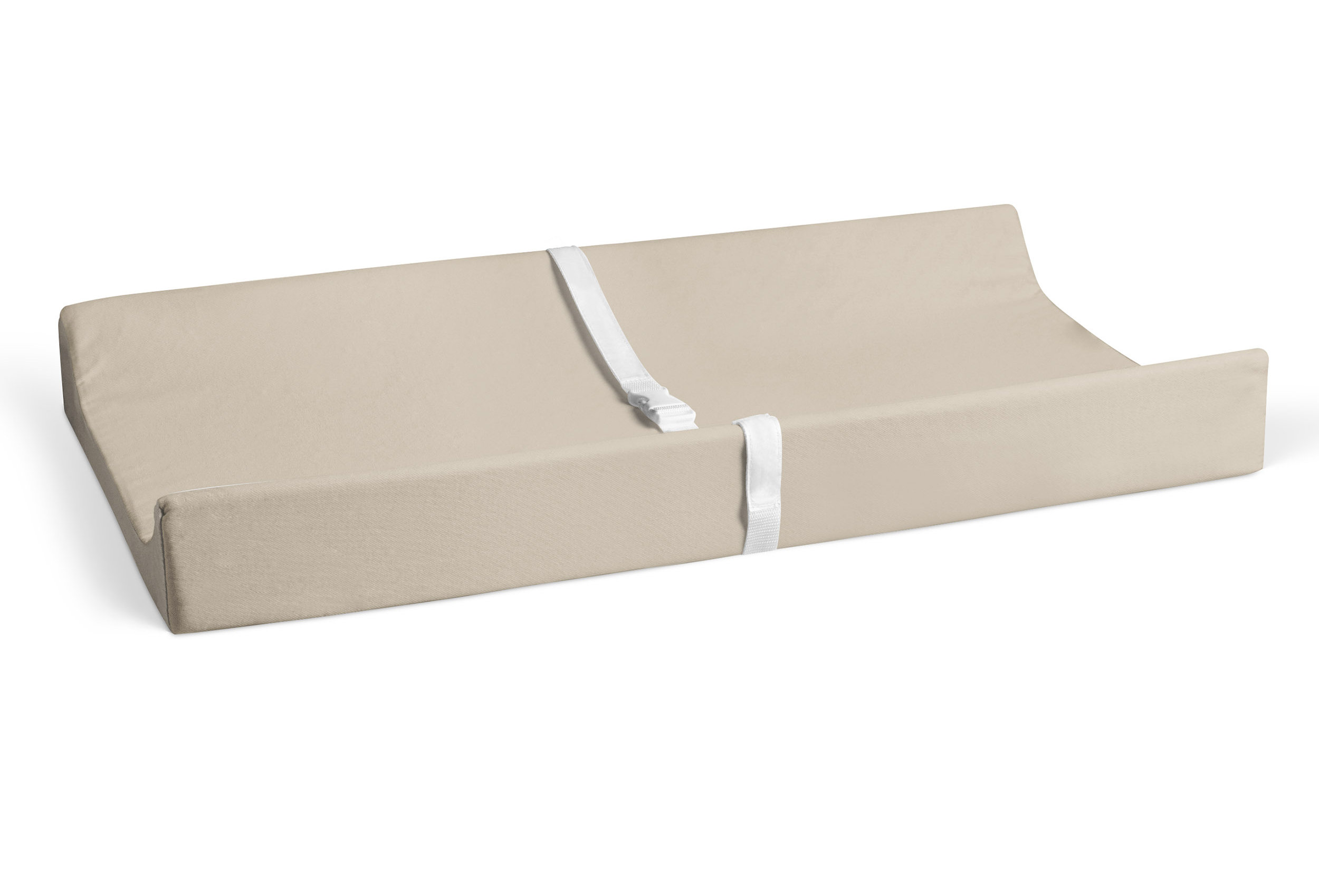 beige changing pad cover