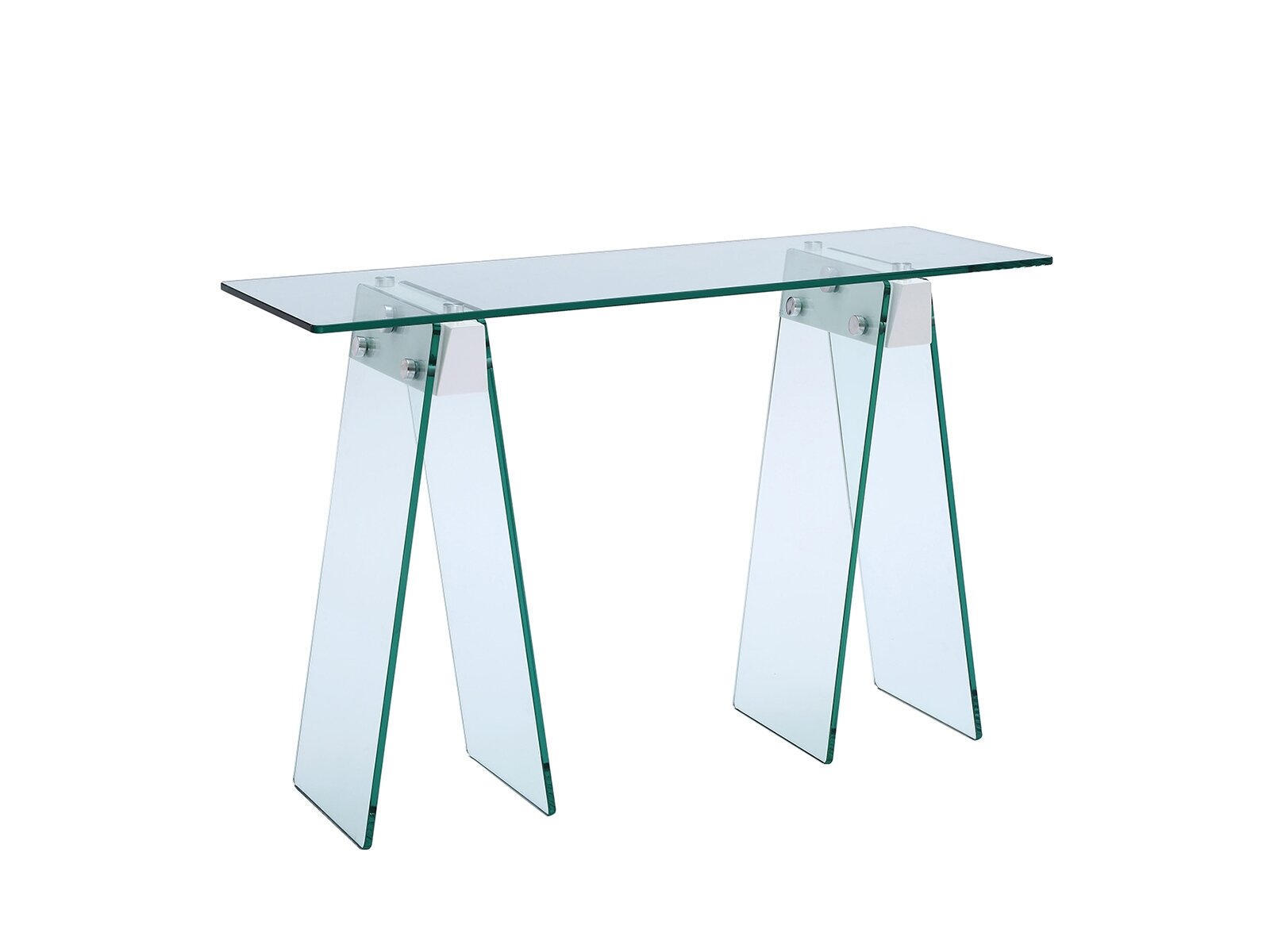 Orren Ellis Gumm Glass Console Table Wayfair