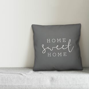 Mancheng-zi Home Sweet Home Sofa Pillow Covers Housewarming Gifts Family Room Decor，Family Cotton Linen Cushion Cover for Sofa Couch Bed Decoration 18 x 18 Inch 