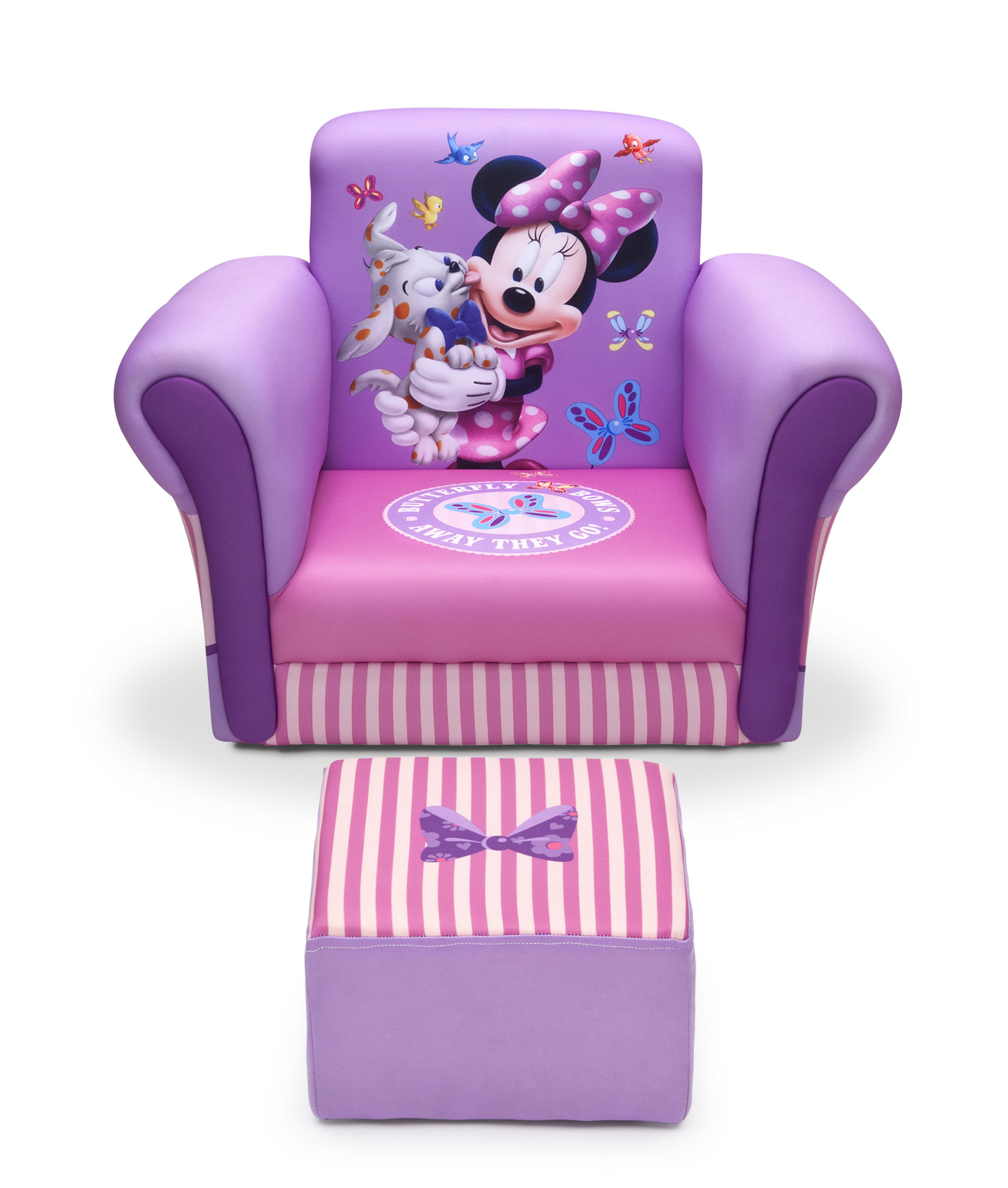 minnie mouse chair with ottoman