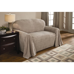 Coral Box Cushion Loveseat Slipcover by Innovative Textile Solutions