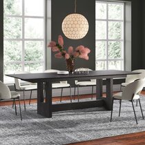 molena pedestal extendable dining table