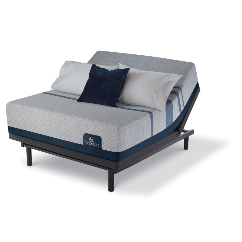 Serta Icomfort 11 Plush Gel Memory Foam Mattress And Adjustable