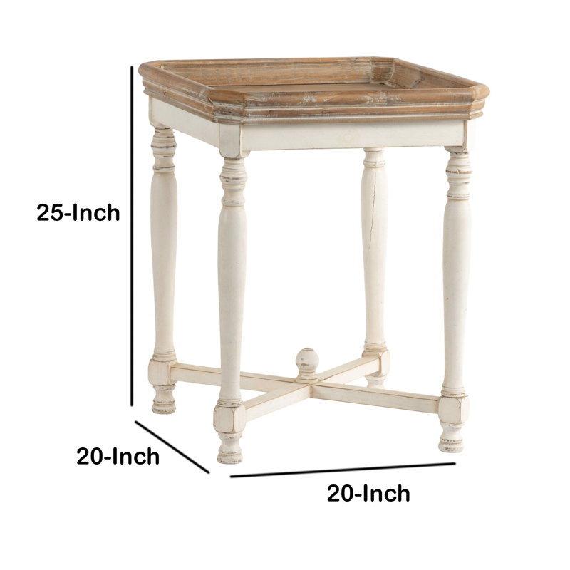 Kelly Clarkson Home Cosette 25'' Tall Tray Top End Table & Reviews ...