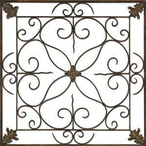 Metal Scroll Wall Decor metal wall art - wall décor | wayfair Metal Scroll Wall Decor metal wall art - wall décor | wayfair