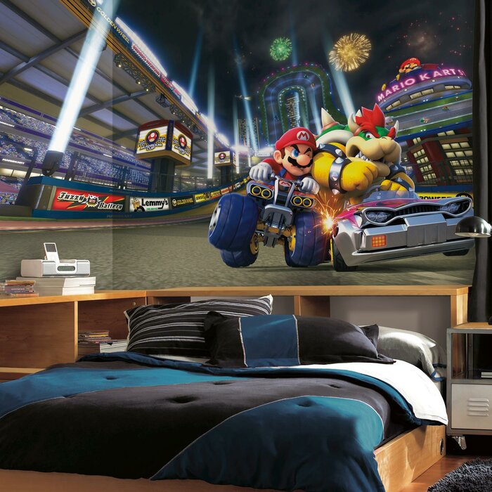 Nintendo Mario Kart 10 5 X 72 8 Piece Wall Mural