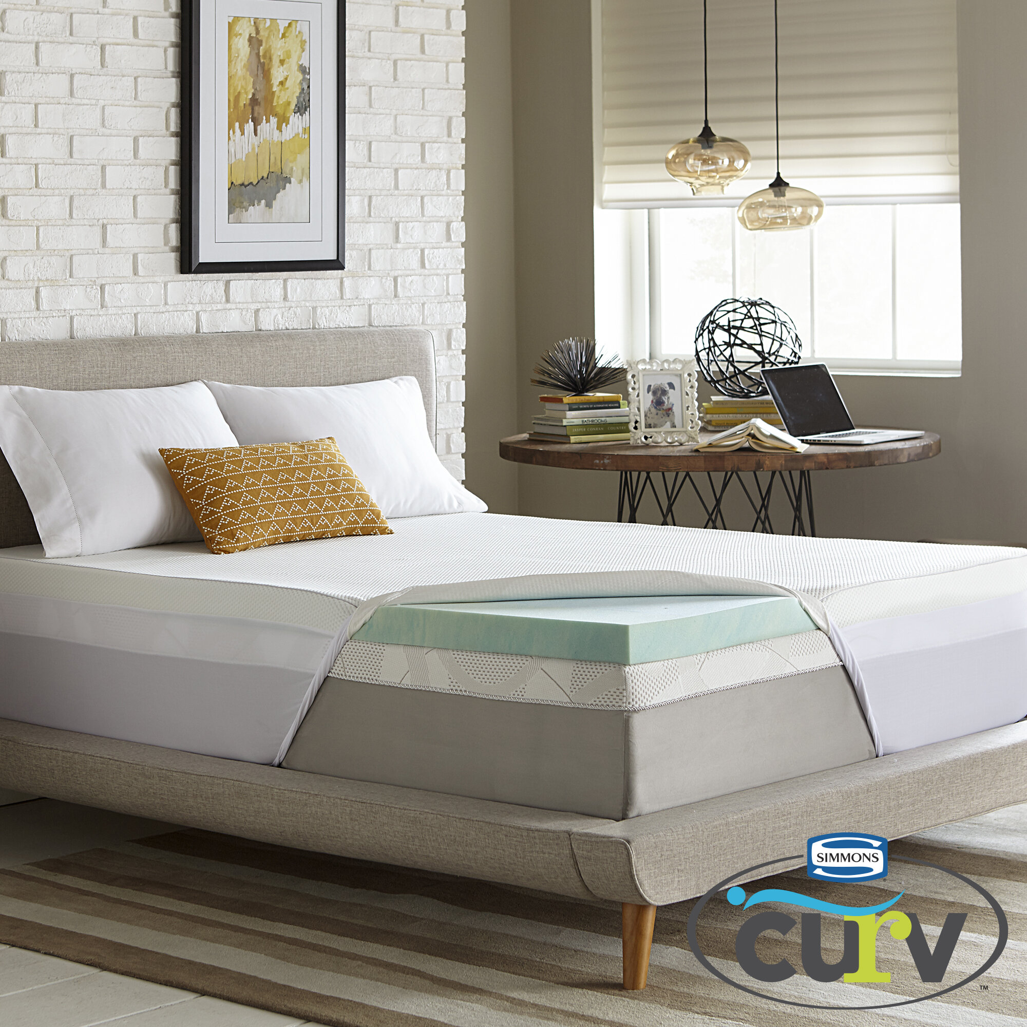 memory foam mattress topper waterproof cover