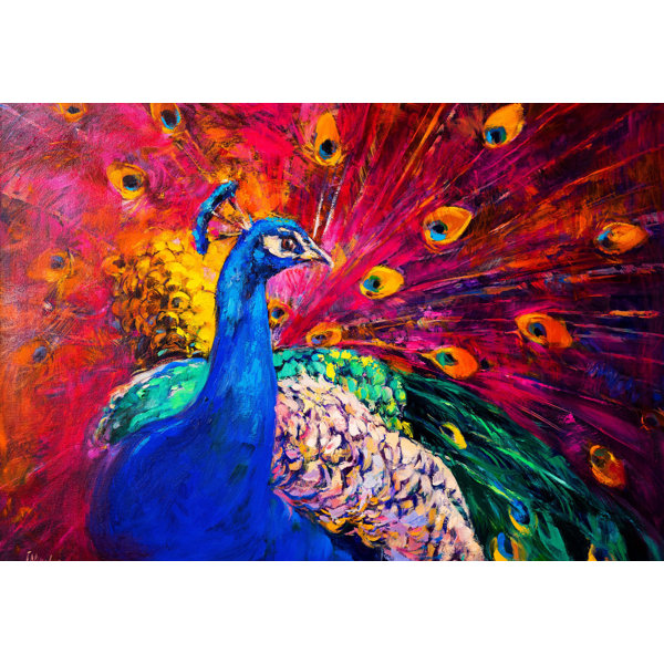 World Menagerie Northgate Removable Beautiful Peacock 10 42 L X