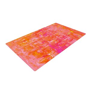 CarolLynn Tice Wiggle Orange Area Rug