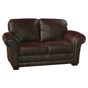 Go to store & view more images Williston Forge Buda Leather Loveseat