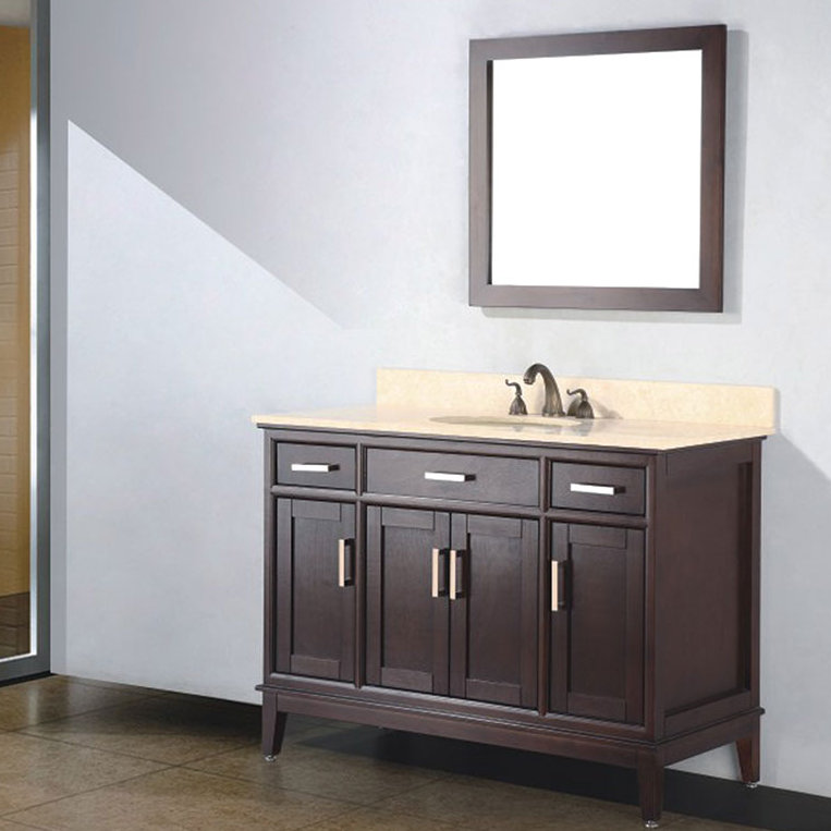 Augusta 48" Single Bathroom Vanity Set with Mirror