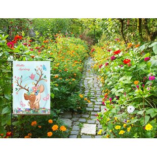 Details about   Welcome Garden Flags Yard Banner Tulip Flower Rabbit Spring Summer Outdoor Decor 