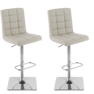Go to store & view more images Dostie Adjustable Height Swivel Bar Stool (Set of 2) by Brayden Studio