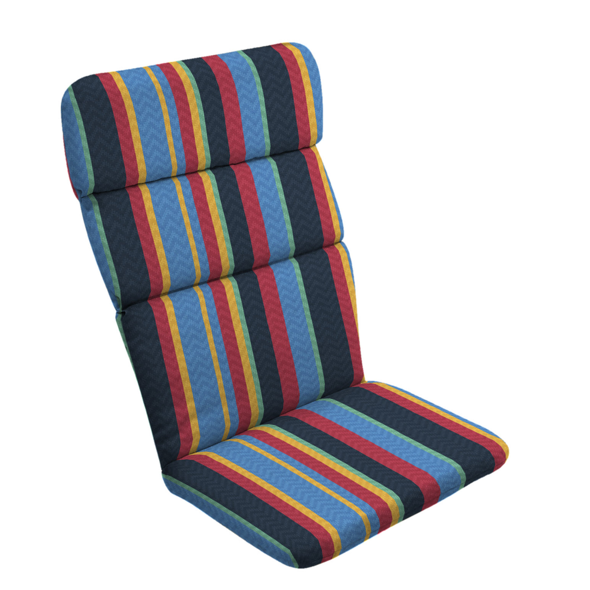 Dark Blue Outdoor Patio Adirondack Chair Cushion Seasonal Replacement Pad