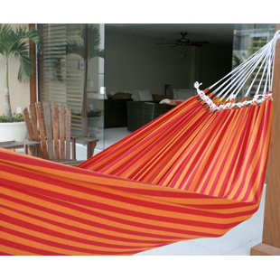 Go to store & view more images Hand-Crafted Striped Cotton Tree Hammock by Novica