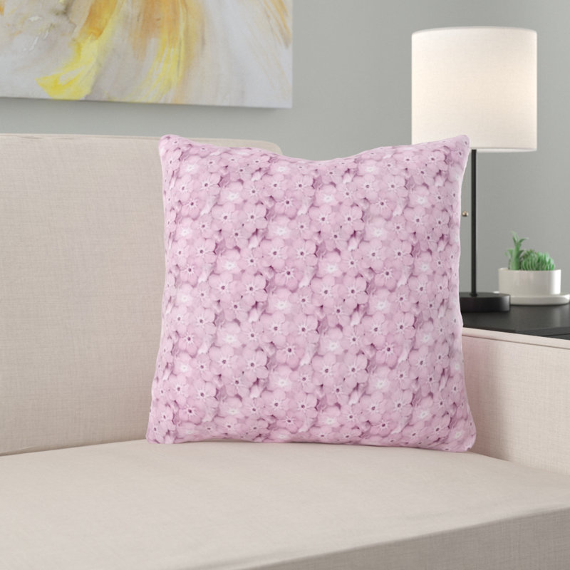 pink textured throw pillows