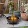 Red Barrel Studio Nerida Steel Wood Burning Fire Pit | Wayfair