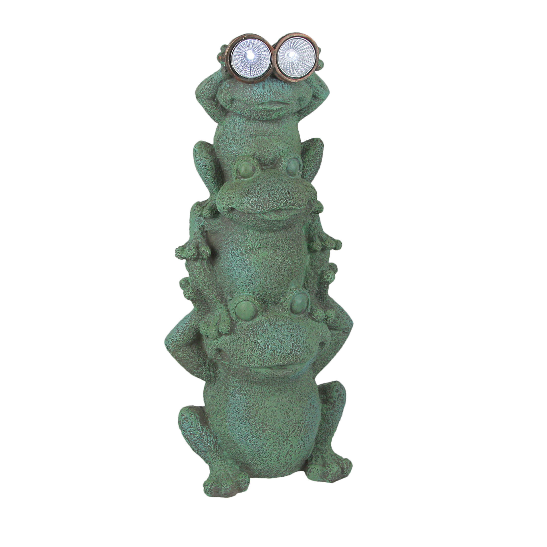 Trinx Defleice Resin Standing Frogs Garden Statue | Wayfair