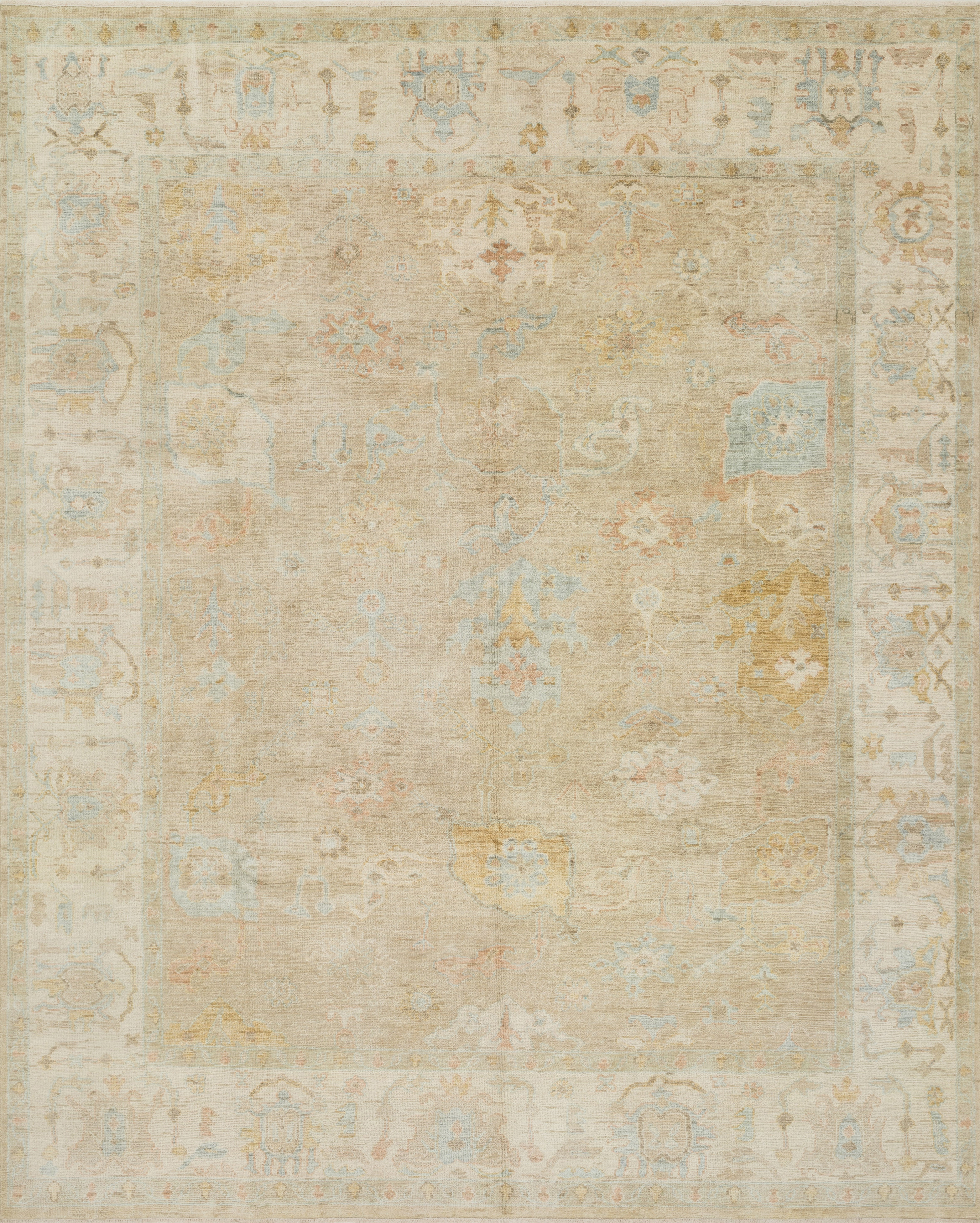 Loloi Rugs Abelard Oriental Hand Knotted Wool Stone Area Rug Reviews Wayfair