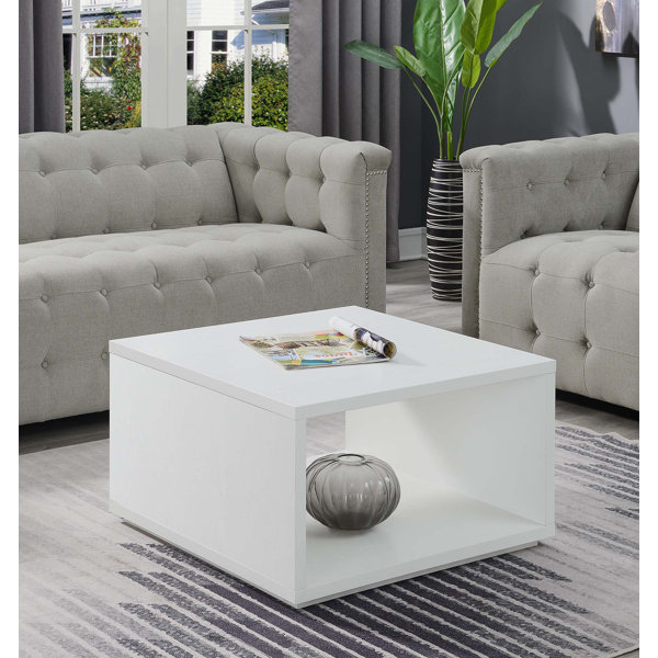 Wrought Studio Haught Floor Shelf Coffee Table With Storage Reviews Wayfair