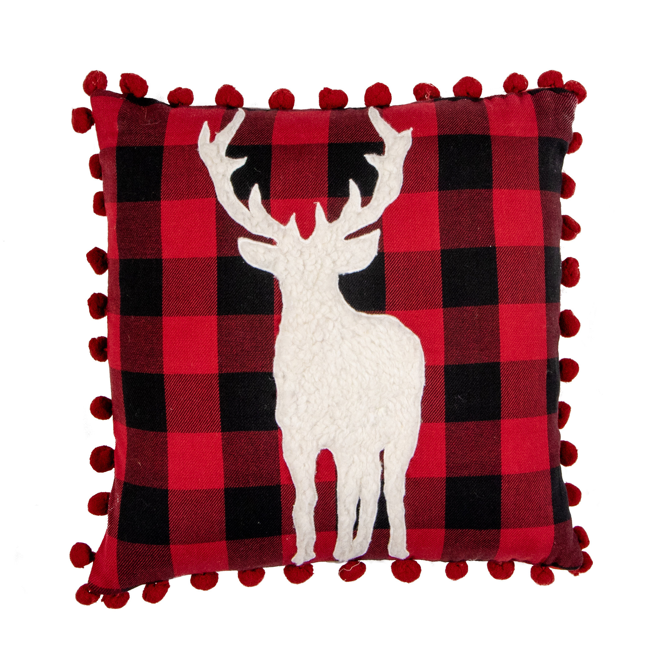 Millwood Pines Quezada Plaid 18" Throw Pillow Cover & Insert Wayfair