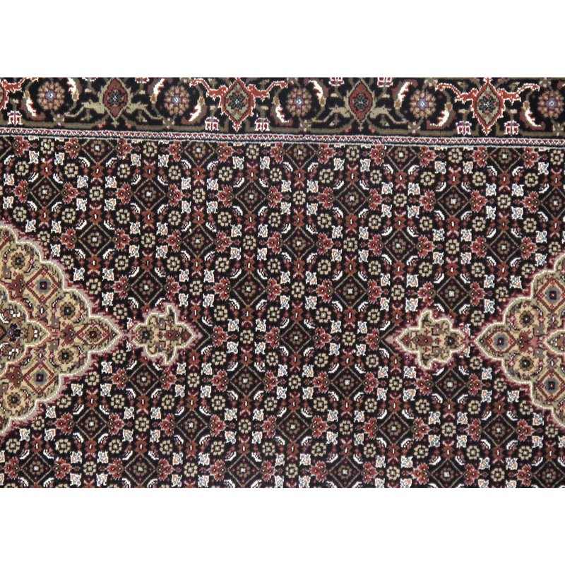 Bloomsbury Market One Of A Kind Roseleaf Hand Knotted Brown 2 5 X 10 1 Runner Silk Area Rug Wayfair