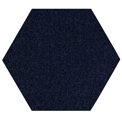 Navy Area Rug Latitude Run® Rug Size: Hexagon 2'