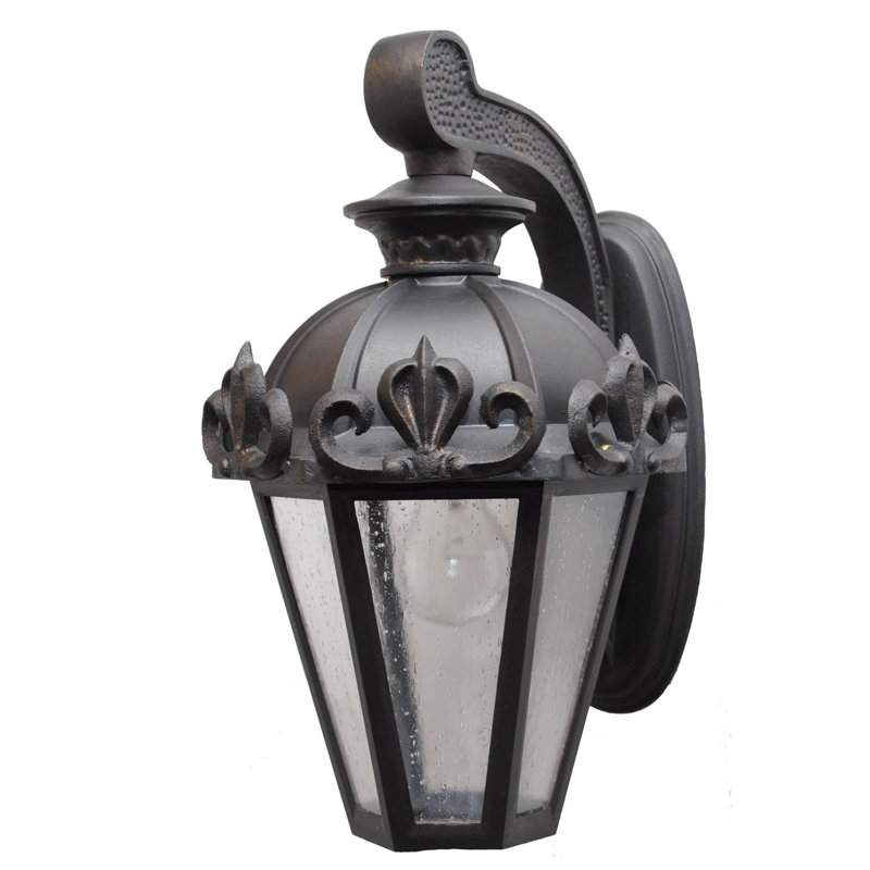 Alcott Hill Petrey 1 Bulb Outdoor Wall Lantern Wayfair