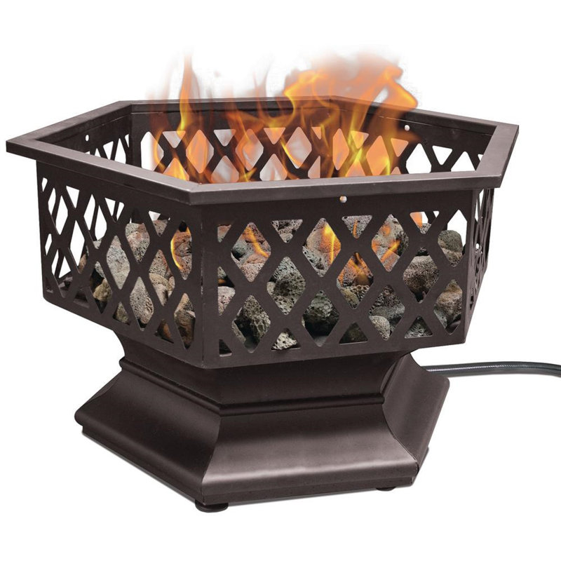 Endless Summer Gas Portable Stainless Steel Propane Fire Pit