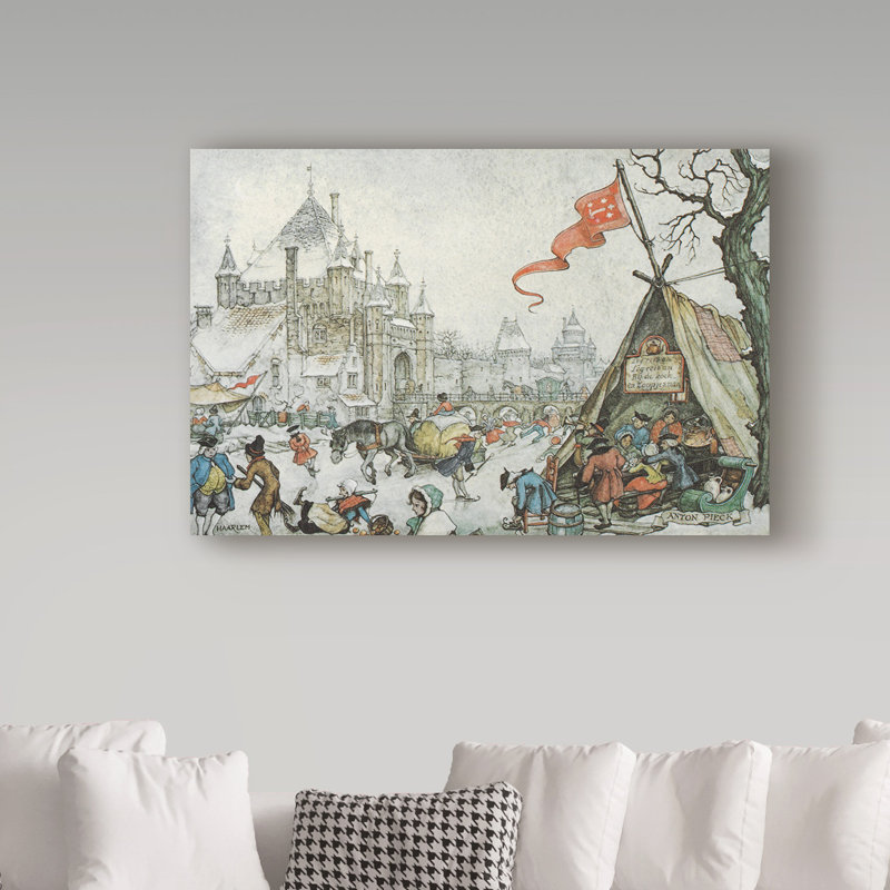 Trademark Art Vintage Tent Acrylic Painting Print On Wrapped
