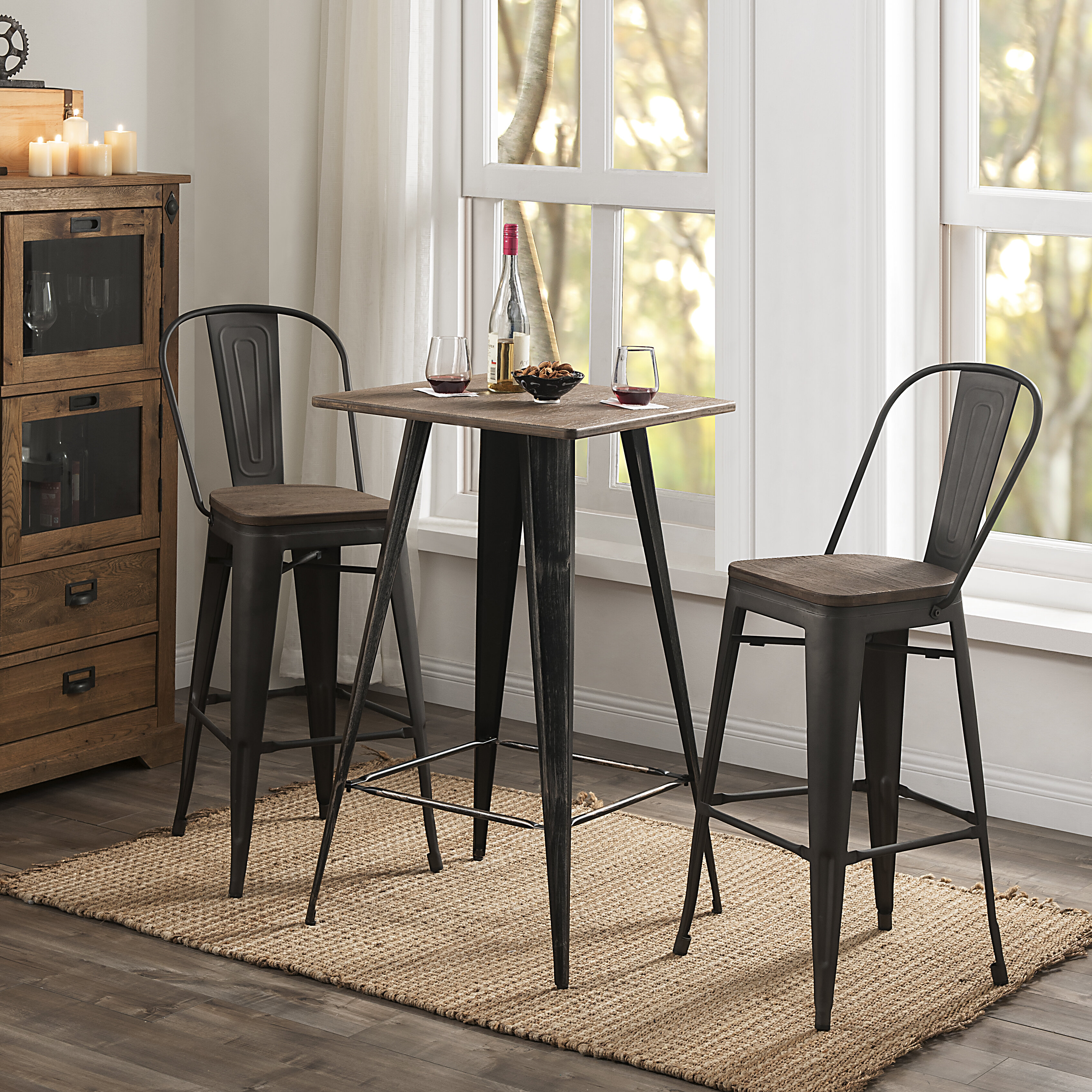 2 piece counter height dining set