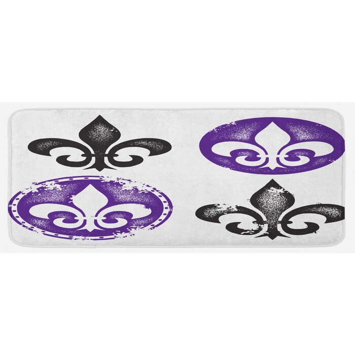 East Urban Home Fleur De Lis Kitchen Mat Wayfair