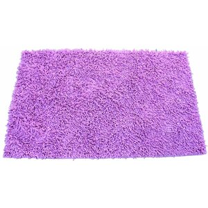 Chenille Hot Pink Area Rug