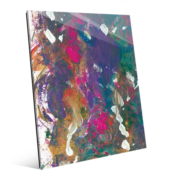 Click Wall Art Ballo Il Twist Abstract Painting Print On Acrylic