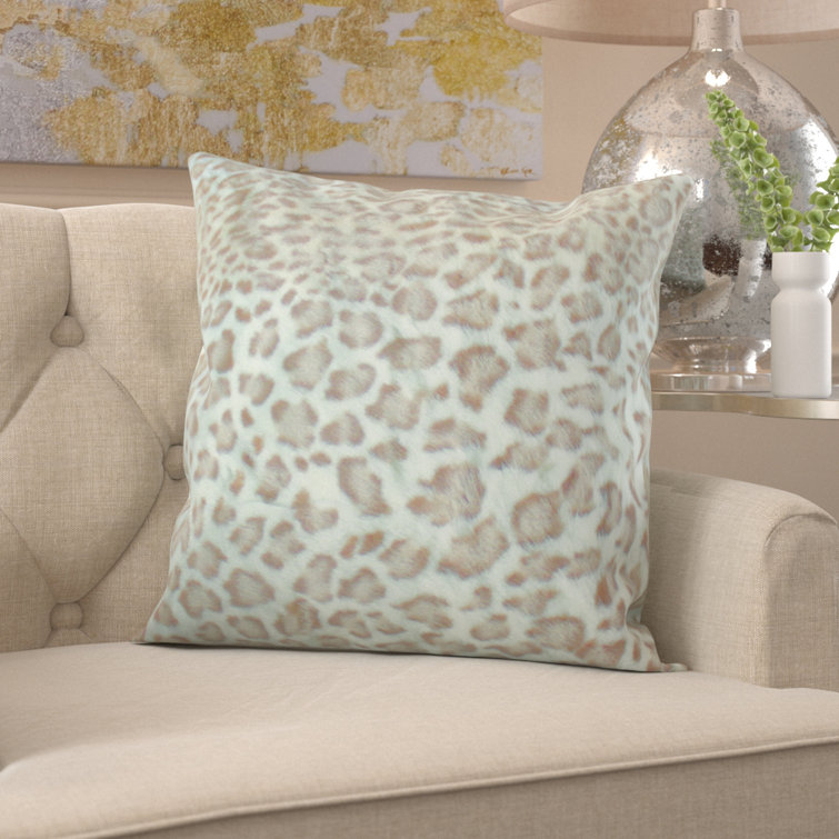 snow leopard cushion