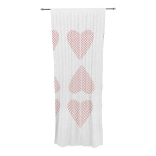 Criss Cross Curtains Wayfair Belinda Gillies Cross My Heart Multiple Geometric Sheer Rod Pocket Curtain Panels Set Of 2