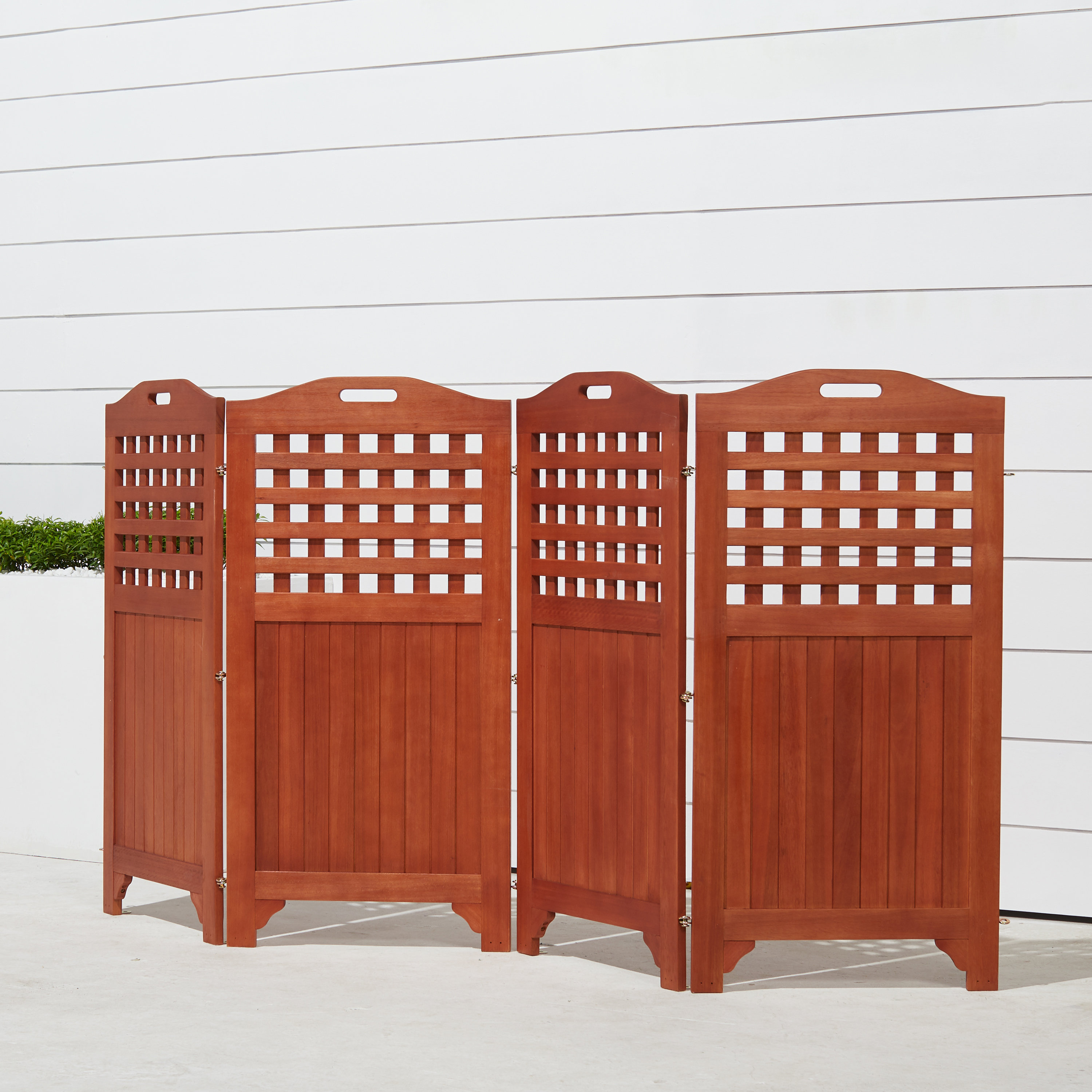 Vifah 48 Ft H X 1 Ft W Wood Fence Panel Reviews Wayfair
