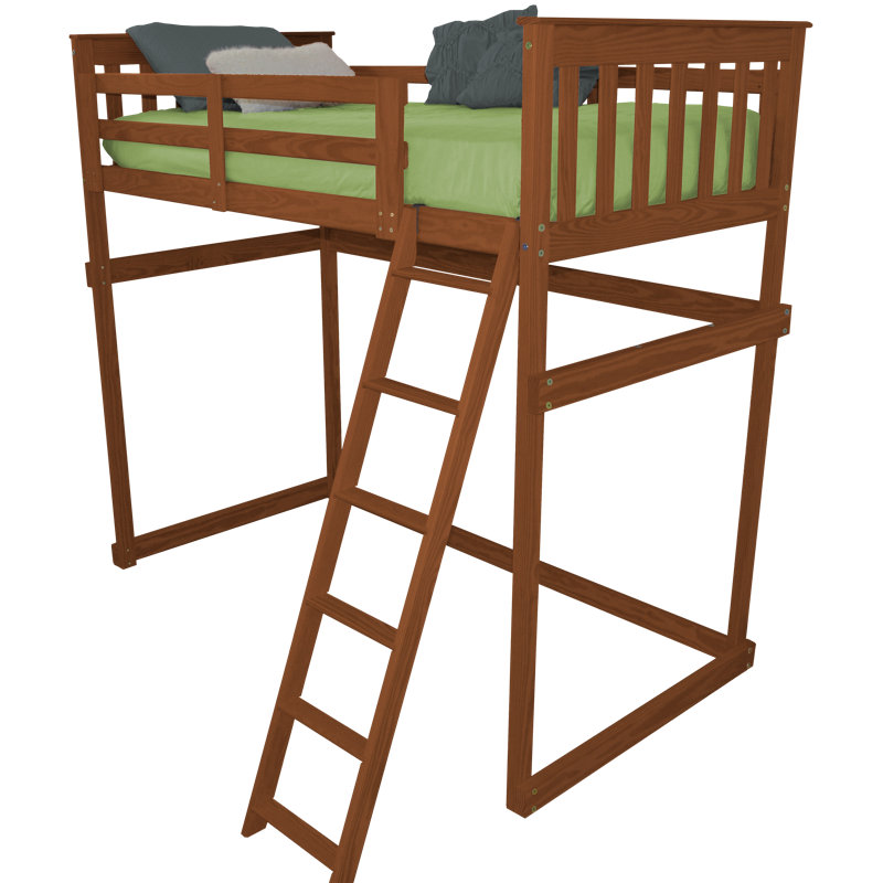 Zoomie Kids Swainsboro Loft Bed With Side Ladder Reviews Wayfair Zoomie Kids Swainsboro Loft Bed With